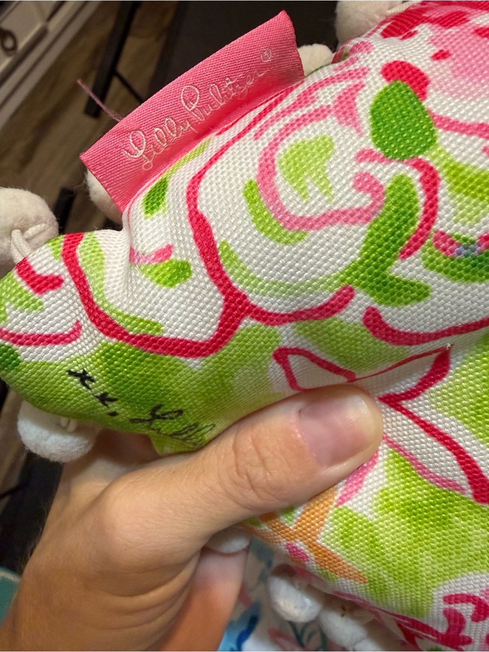 Double sided decorative pillow